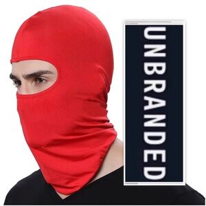UNBRANDED Red Balaclava Ski Mask